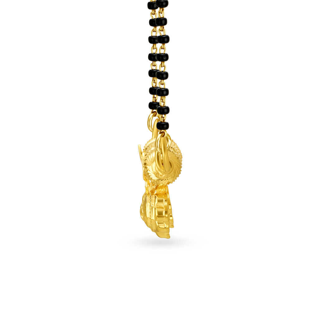 Tanishq mangalsutra top pendant with price