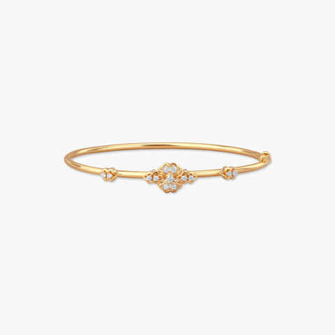 Blossom Link Diamond Bangle