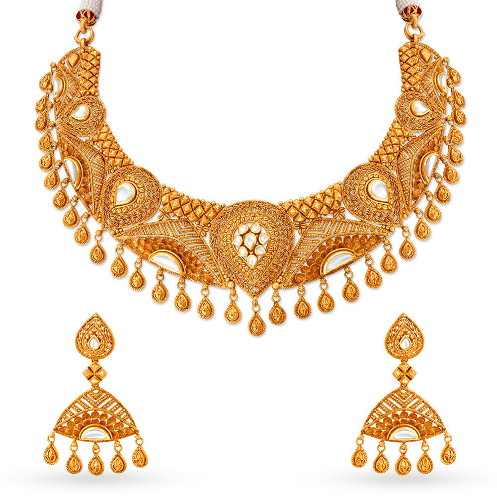 Gold kundan set outlet designs with price