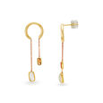 14KT Yellow Gold Drop Earrings,,hi-res image number null