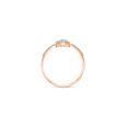14 KT Rose Gold Paisley Diamond Ring,,hi-res image number null