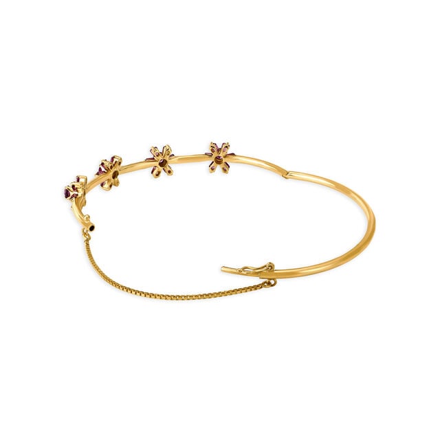 Classy Purple Garnet Bracelet Bangle,,hi-res image number null