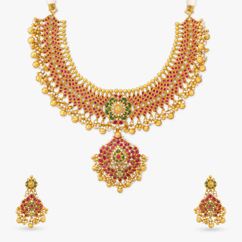 Convertible Floral Pendant Necklace Set