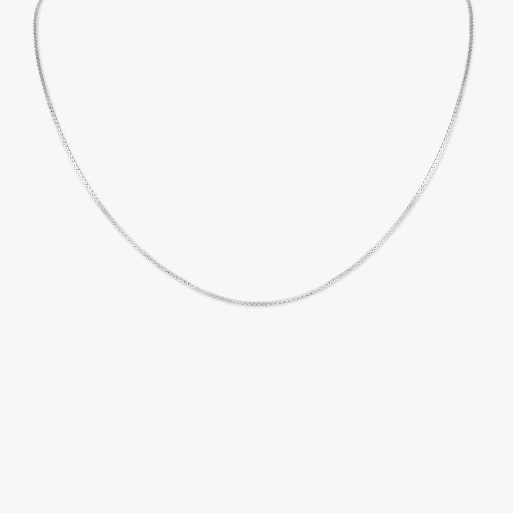 Thin cheap platinum chain