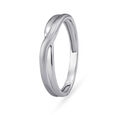 Intersecting Pattern Platinum Ring for Men,,hi-res image number null