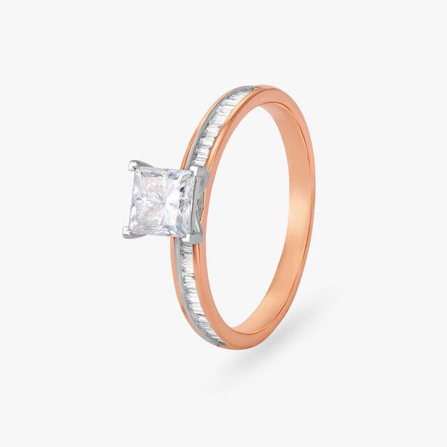 Timeless Radiance Celeste Solitaire Ring