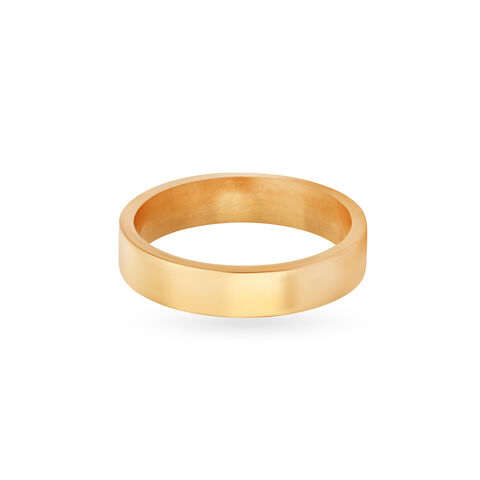Matte Gold Finger Ring