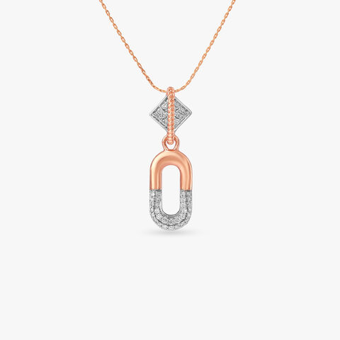 Dual Signature Diamond Pendant