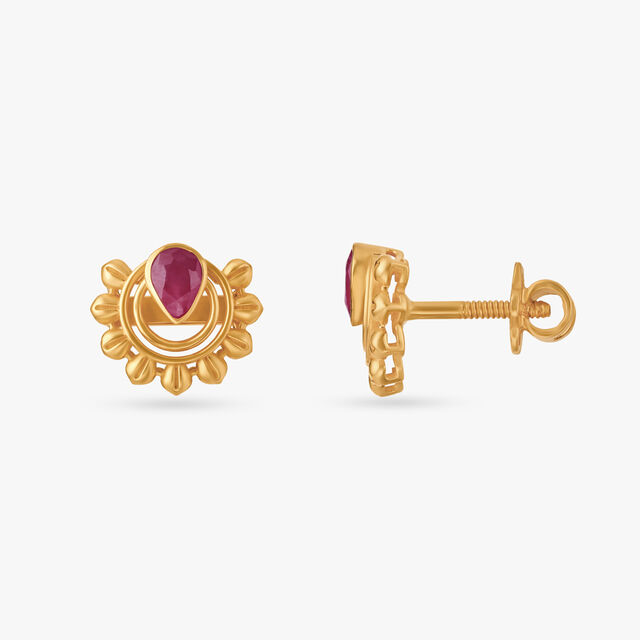 Stunning Ruby Stud Earrings,,hi-res image number null