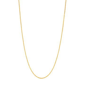 18KT Sleek Yellow Gold Chain