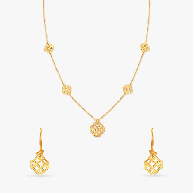 Sleek Glam Necklace Set,,hi-res image number null