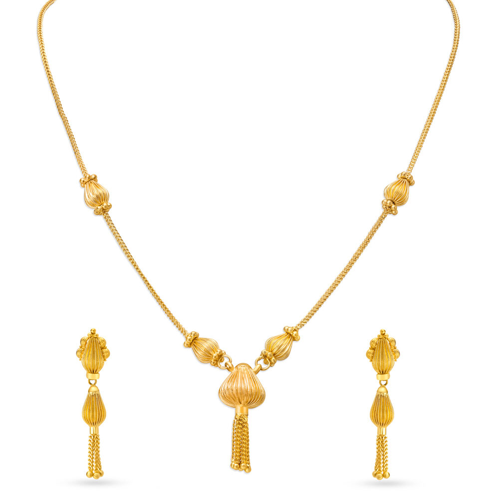 22 Karat Gold Necklace Set