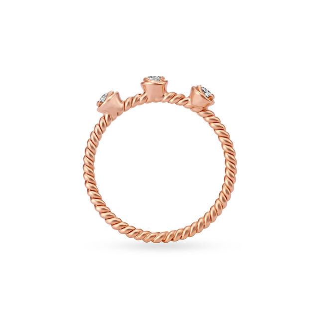 14KT Rose Gold Classic Finger Ring For Your Precious Friend,,hi-res image number null