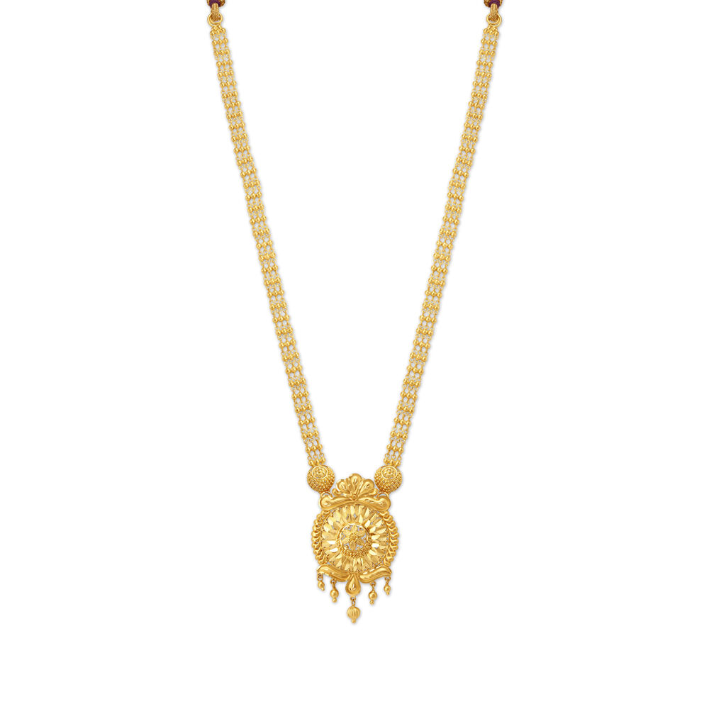 Gold chain pendant set online