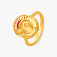 Enamelled Gajanana Ring,,hi-res image number null