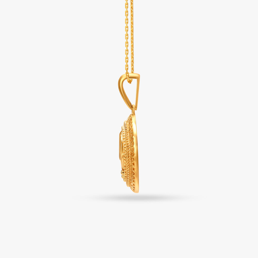 Khanda pendant gold new arrivals tanishq