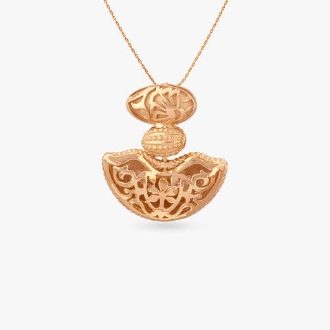 Heritage Glow Gold Pendant
