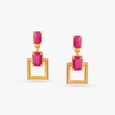 Luxurious Gold Drop Earrings,,hi-res image number null