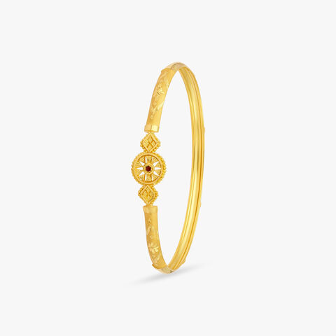 Sunwheel Grace Gold Bangle
