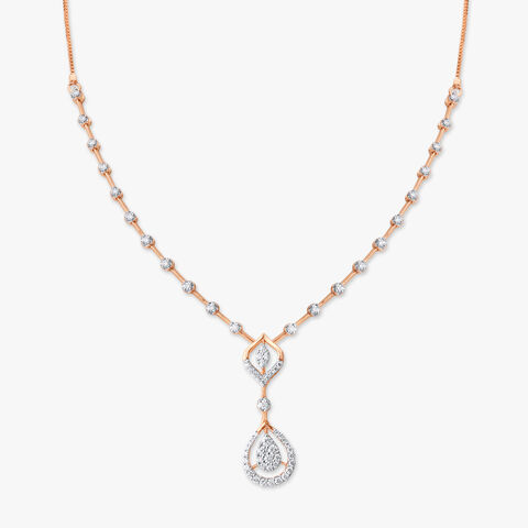 Darling Dewdrop Diamond Necklace Set