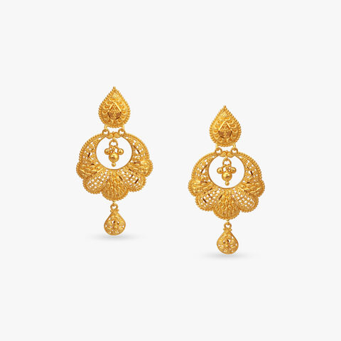 Classic Beauty Gold Drop Earrings