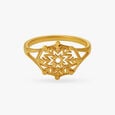 Golden Snowflake Ring,,hi-res image number null