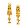 Versatile Lustrous Modern Gold Hoop Earrings,,hi-res image number null