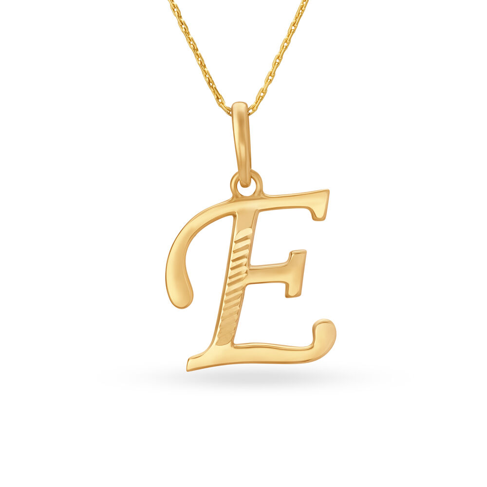 Letter Pendant - E