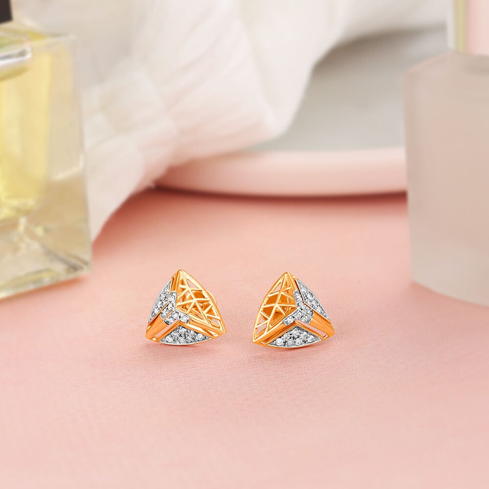 Diamond earrings tanishq online new arrivals