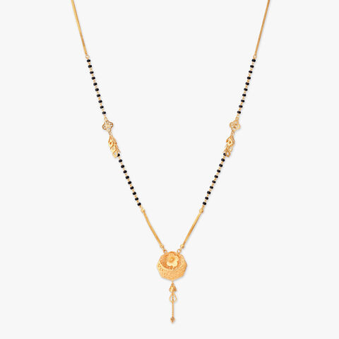 Octagon Bloom Gold Mangalsutra