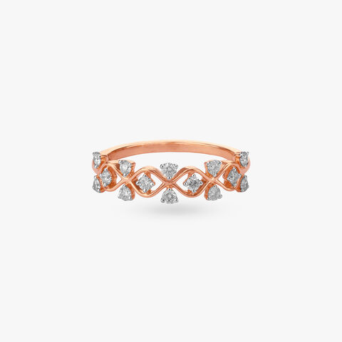 Luxe Crest Diamond Ring