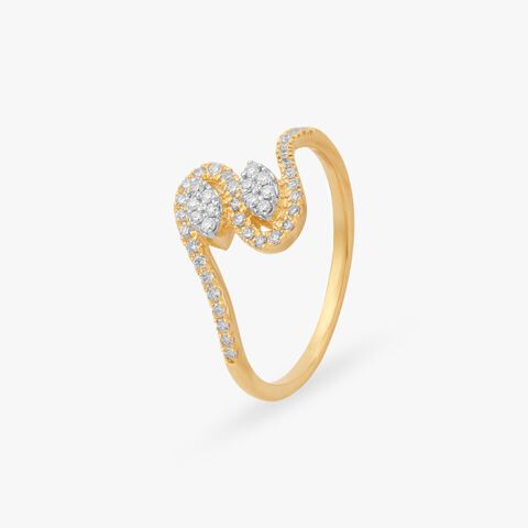 Celestial Swirl Diamond Ring