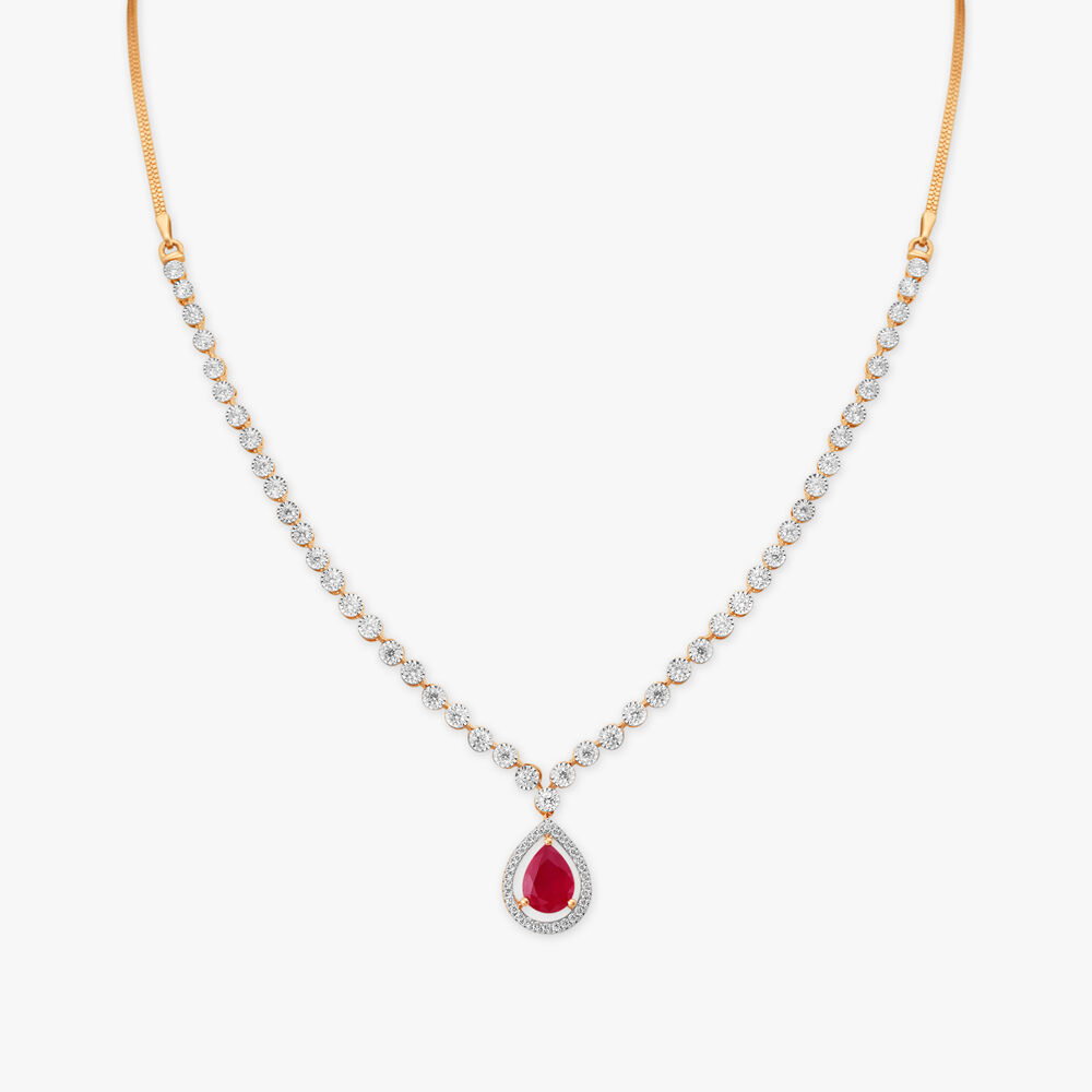 Ethereal Diamond Necklace Set
