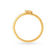 Letter D 14KT Yellow Gold Initial Ring,,hi-res image number null