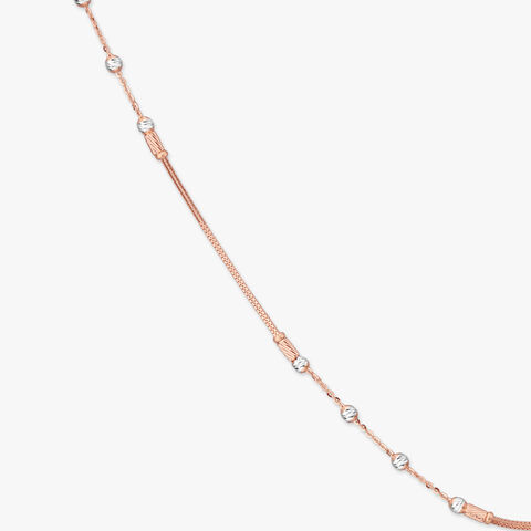 Rhythmic Bead Gold Chain