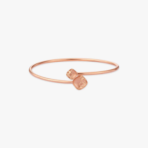 Modern Mosaic Gold Bangle