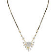 Opulent Flower Diamond Mangalsutra,,hi-res image number null