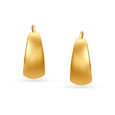 22 KT Yellow Gold Alluring Minimalistic Hoop Earrings,,hi-res image number null
