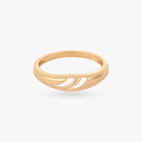 Sculpted Frame Gold Ring alternate view 1