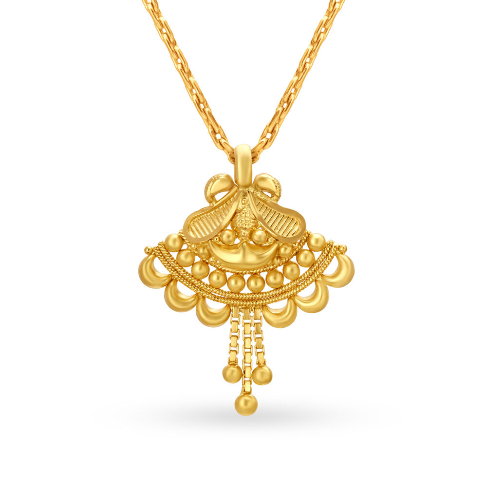 Gold pendant clearance for womens tanishq