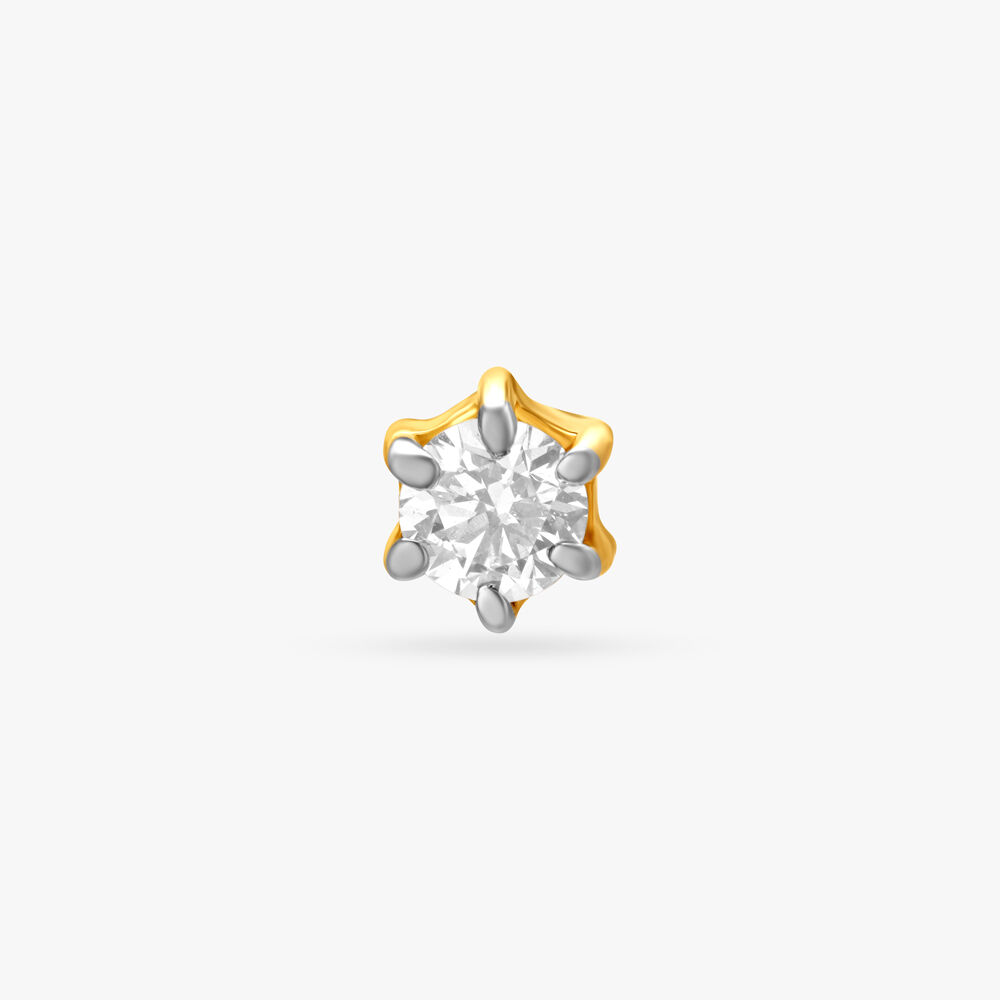 Tanishq diamond nose pin discount