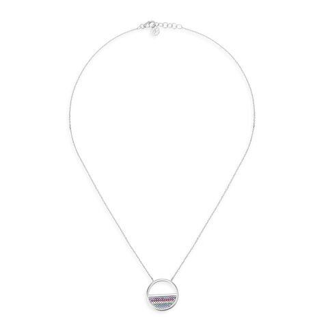 Sterling Silver Half-Circle Necklace For Your Free Spirit