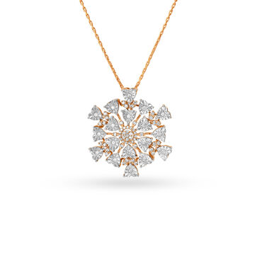 Pristine Snowflake Diamond Pendant