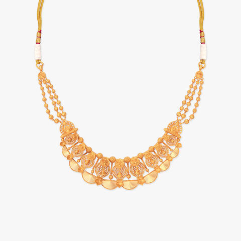 Sacred Rhythm Gold Necklace set