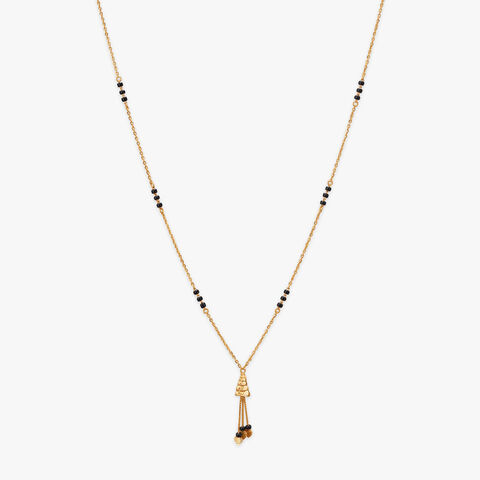 Tassel Cascade Gold Mangalsutra