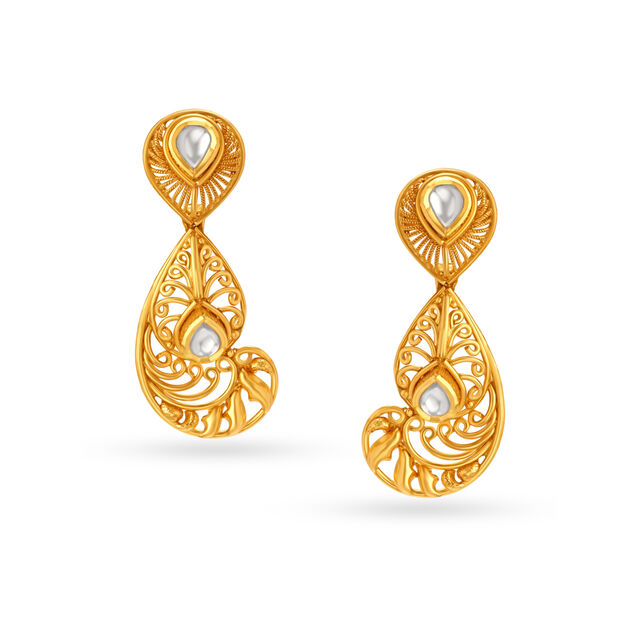 Graceful Paisley Drop Earrings,,hi-res image number null