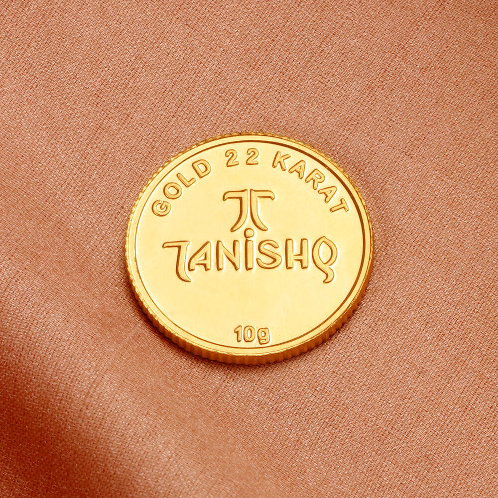 Om Motif 22 Karat 10 Gram Gold Coin
