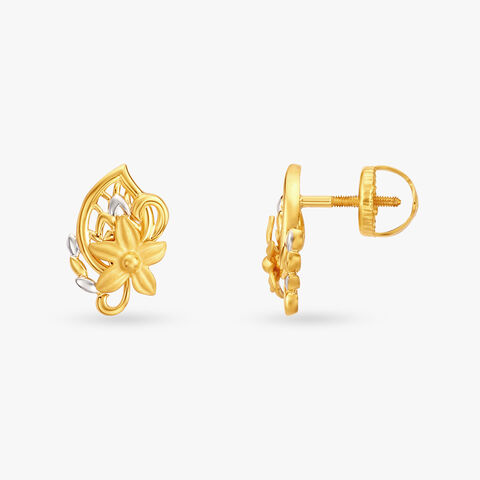Floral Serenity Stud Earrings