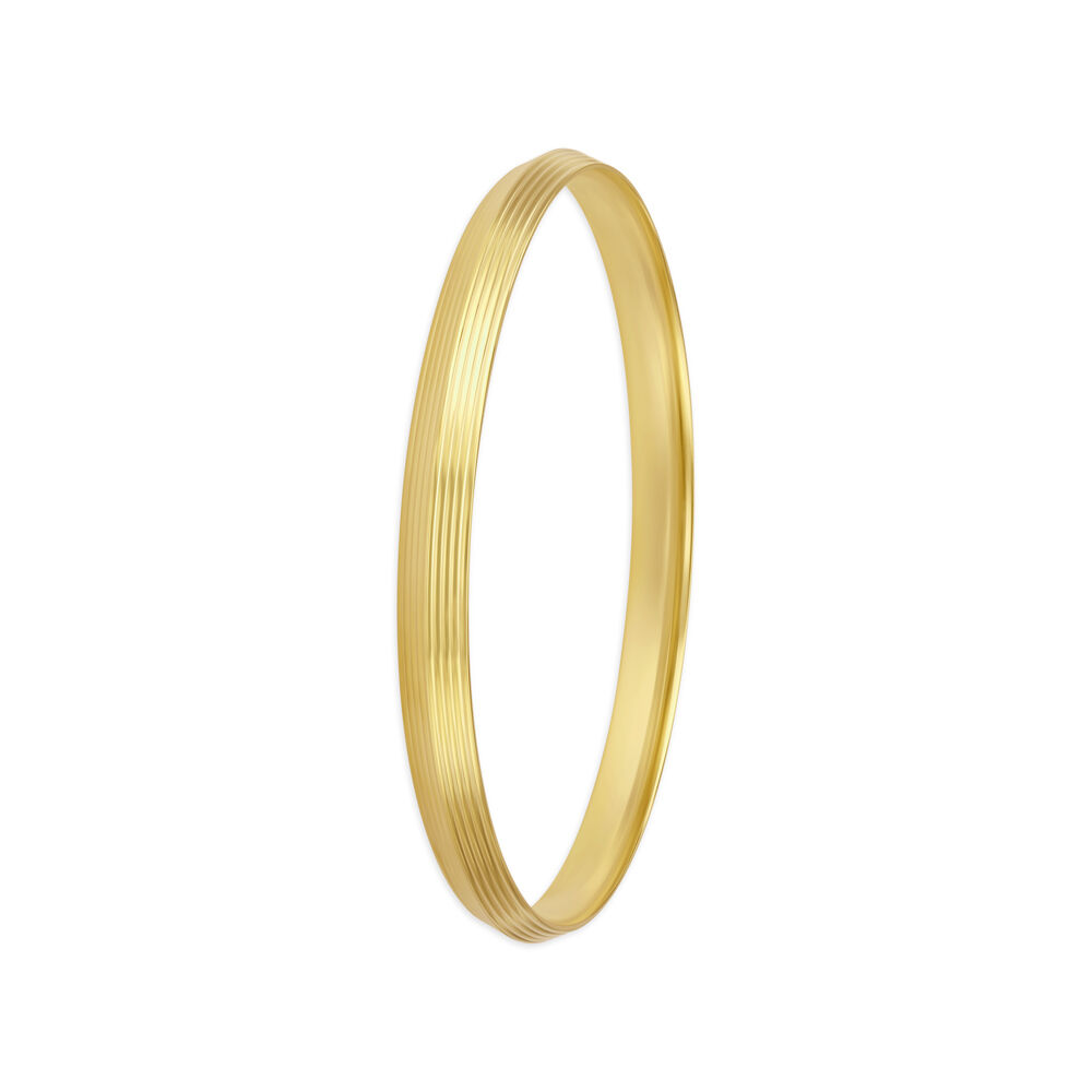 Gold plain kada discount designs