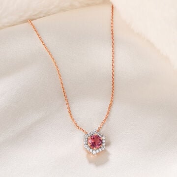 Blushing Glow Diamond Necklace